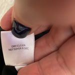 Andrew Marc Black & Blue Sleeveless Sheer Zip Back Elastic Waist Mini Dress S Photo 12