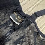 Cinema Etoile Black Lace Coquette Bustier Top Size M Photo 4