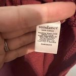 Sundance  Long Sleeve Shirt Asymmetrical Raw Hem Rust Orange Size XS Cotton Photo 8