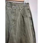 VTG 90's Brittania Green High Waisted Pleated Jeans Women’s Sz. 10 Photo 2