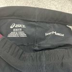 ASICS EUC Leg Balance cropped running tights womens small black spandex capri Photo 4