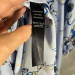 White House | Black Market  Carolina Blue Floral Dress Women’s Balloon Sleeve Sz M Photo 9