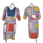 The VERMONT COUNTRY STORE Patchwork Print Rayon Popover Dress Size Medium Photo 9