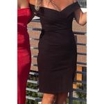Lulus  Classic Glam Off The Shoulder Dress in Black Size X-Small Photo 15