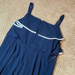 Vince Camuto Navy White Nautical Cold Shoulder Jumpsuit SZ 14W Formal Dressy Photo 12