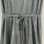 NWOT Anthropologie Silver Metallic Dress XS Photo 2
