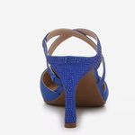 Kelly & Katie  Elyma blue satin Mule heel pump, size 6 Photo 3