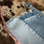 ALL SAINTS Kim Two Tone Asymmetric Hem Jeans in Mid Indigo Size 27 Photo 8