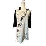 OLYSS NYC‎ Artsy Streetwear Hooded Zip Dress Punk Goth Embellished Edgy Jewels S Photo 1