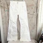 Reiss  Juniper Flared Front Seam Jeans in Ecru Photo 2