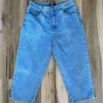 Vintage Halston high relaxed cropped mom jean 12 Blue Photo 0