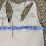 Free People Intimately Tan Linen Blend Racerback V Neck Mini Dress Bodycon Med Photo 6