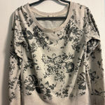 Garage  - Floral Print Long-Sleeved Top/Sweatshirt (Medium) EUC Photo 0