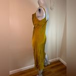 ZARA SATIN SLIP DRESS SPAGHETTI STRAPS GOLD MED EUC Photo 6