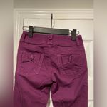 Candie's Size 0 Cotton Stretch Low Rise Bow Pockets Zip Up Skinny Chino Pants Photo 5