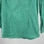 Rock 47 by Wrangler Women's Green pink Button up embroidered embellished top M Size M Photo 4