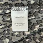 Leota Faux Wrap Midi Dress Womens M Black White Leopard Print Belted Career Photo 7