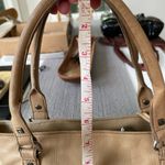 Kenneth Cole Vintage Y2K Reaction Neutral Beige Leather Shoulder Bag Purse Photo 4