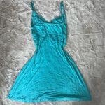 Cosabella  Turquoise Lace Chemise Slip Dress Photo 1