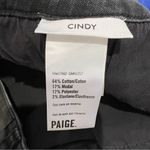 Paige  Women's Cindy Straight in Black Willow Pants Size 32 Photo 10