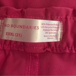 No Boundaries  Womens Shorts Size 21 XXXL Juniors Quick Dry Pink New Photo 5