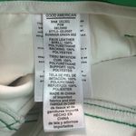 Good American  Faux Leather Straight Leg Jeans Pants Green Size 27 Photo 5