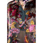 NWT Aratta Holiday Jewels Blouse Velvet Floral Charcoal Medium MSRP $190 Gray Photo 9