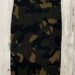 Popular 21 midi camo strapless dress size small Brown Photo 0