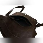 Frye  Artisan Foldover Brown Leather Crossbody Bag Photo 8