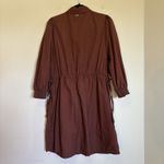 The Normal brand Avery Utility Dress in Espresso XL Brown Photo 7