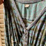 Urban Outfitters Outiftters Ecote Helena Printed Long-Sleeve Romper Photo 7