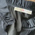 Joy Joy NWT  Black Ruffle Layer Dress XS flutter Sleeve Photo 5