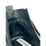 Steve Madden Black LANDER Sneakers Women Size 7 Double Zip Hi-Top White Sole Photo 8