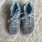 New Balance  877 gray and light blue women’s walking sneaker‎ size 8.5 Photo 2