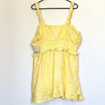 BP NWT by Nordstrom Sleeveless Yellow Smocked Waist Mini Dress - XL Photo 5