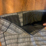 Liz Claiborne Skirt 14 Black White Gray Patterned Tweed Pencil Lined Photo 2