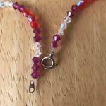 Austrian Crystal Handmade Beadwd Necklace VTG Photo 5