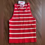 Solid & Striped NWT 
The Carson striped ribbed-knit top
Red and white stripe Photo 4