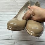 LK Bennett L.K. Bennett Women's Patent Leather Nude Beige Platform Round Toe Pumps 38 Photo 8