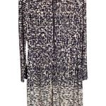Vince Camuto  Navy/White Long Sleeve Sheath Dress Size 8 Photo 3