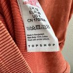 Topshop Red Orange Ribbed Tie Dye Tank Dress US 8 Photo 11