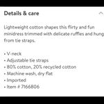 VERO MODA NWT JOA Strappy Cami Dress Parfait Pink Jolly Yellow Tie Straps New Photo 2