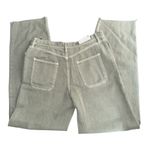 ZARA  Womens Khaki Green Wide Leg Piper Chino, XL Photo 5