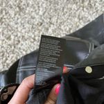 Free People The It Factor Contrast Stitch Vegan Leather Pants in Mystic Photo 4