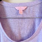 Lilly Pulitzer Purple Linen Blend Short Sleeve top Scoop Neck Button Sleeve XS Photo 3