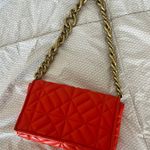 ZARA Bright Red Orange Purse Photo 0