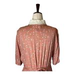 Piccalino Petites Vintage Pink Floral Print Lace Collar Tie Waist Maxi Dress 10 Photo 3