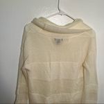 Gap Cowl Neck Waffle Knit Sweater Ivory Frost Photo 7