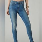 Lucky Brand Size 12/31 ankle Low Rise Skinny Stretch Stella Blue jeans NWT Photo 0