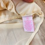 Pink Lily   Take In The Magic Cream Lace Wrap Bodysuit Blouse Women’s Size XS Photo 4